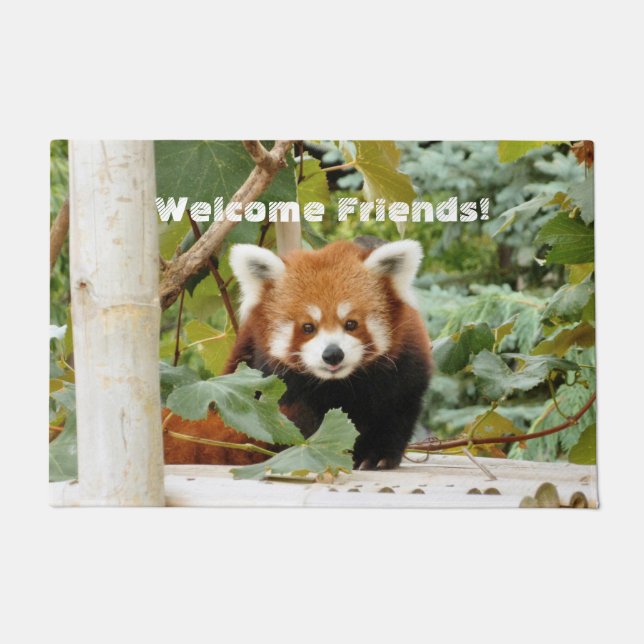 Red Panda Doormat (Front)