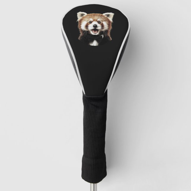 Red panda face golf head cover (Front)