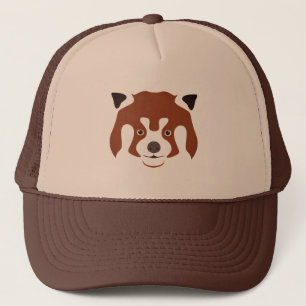 Red Panda Face Trucker Hat
