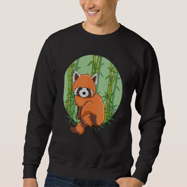 Red Panda For A Red Panda  1 Sweatshirt (Front)