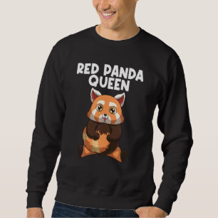 Red Panda For Women Grandma Panda Roux Bear Cat Sweatshirt