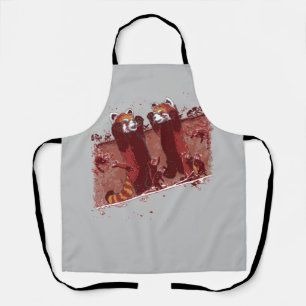 Red Panda Fury Apron