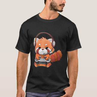 Red Panda Gamer Gaming Red Panda T-Shirt