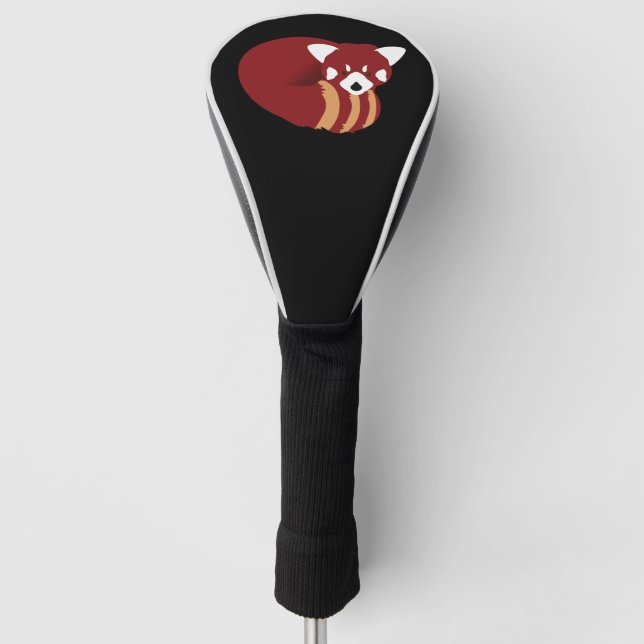 Red Panda Golf Head Cover (Front)