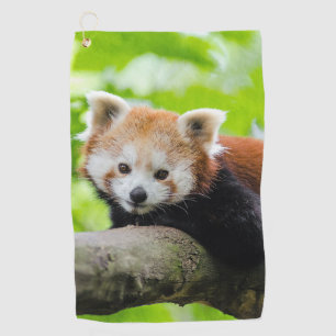 Red Panda Golf Towel