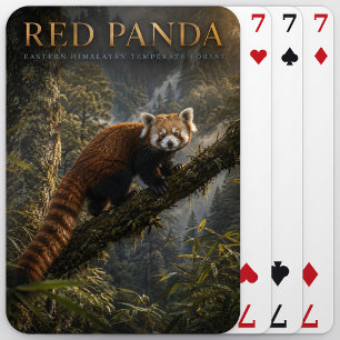 Red Panda Himalayan Forest ANIMALS Playing Cards