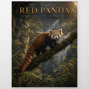 Red Panda Himalayan Forest ANIMALS Postcard