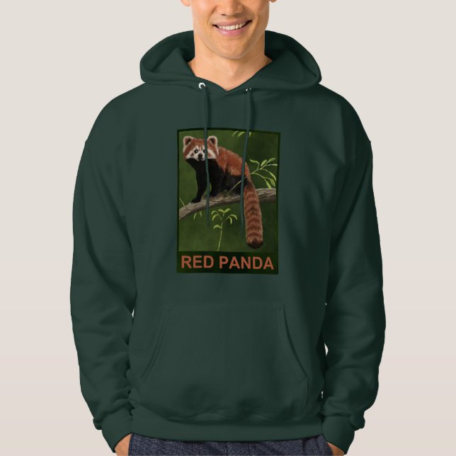 Red Panda Hoodie (Front)