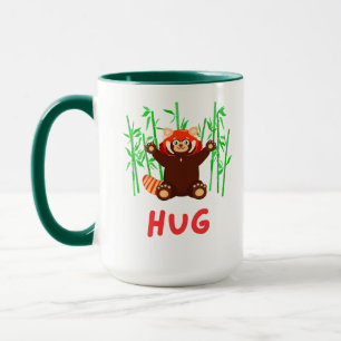Red panda: HUG Mug
