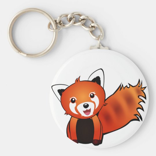 red panda keychain