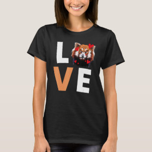 Red Panda Love Red Pandas Animal Graphic T-Shirt