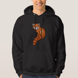 Red Panda Lover Illustration Gifts Red Pandas Gift Hoodie