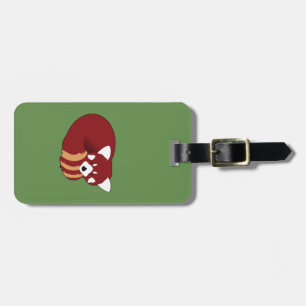Red Panda Luggage Tag