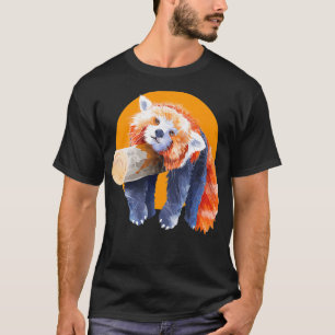 Red Panda Men Women Red Panda Lover Graphic Red P T-Shirt