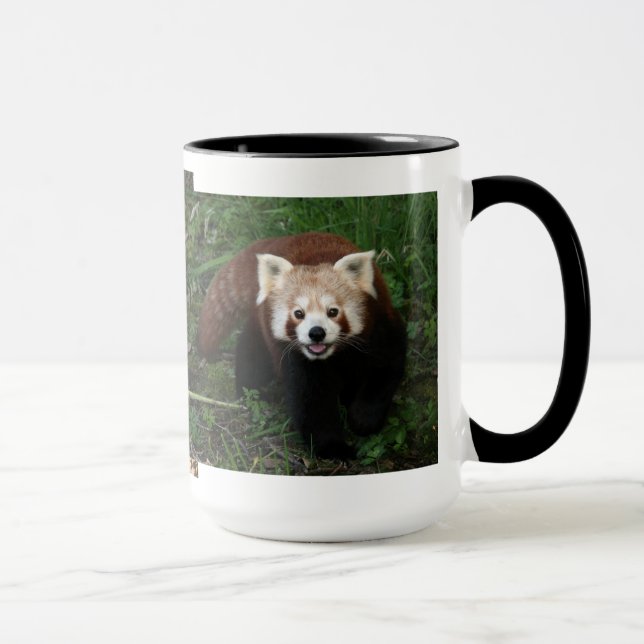 Red panda mug (Right)