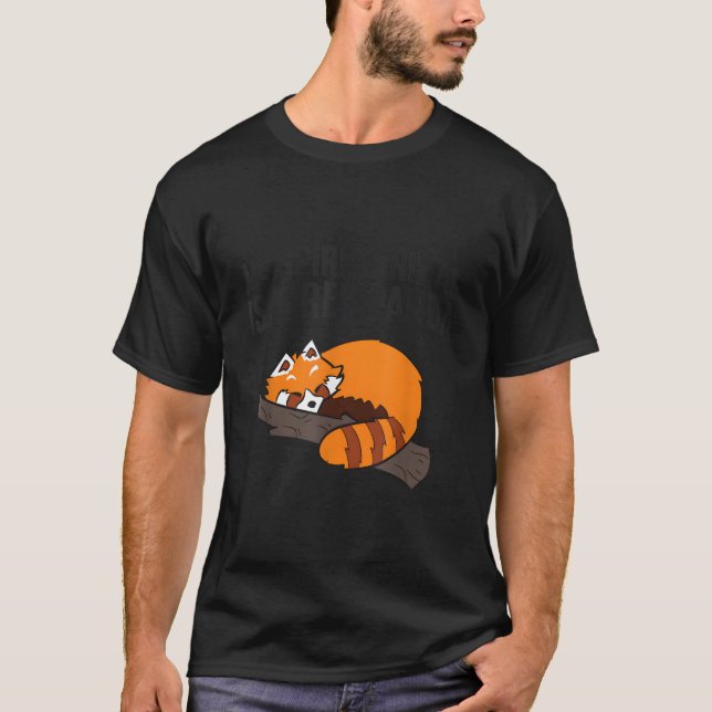 Red Panda My Spirit Animal Is A Red Panda T-Shirt (Front)