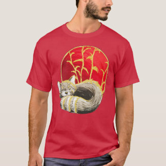 Red Panda near Bamboo T-Shirt