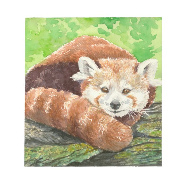 Red panda notepad (Front)