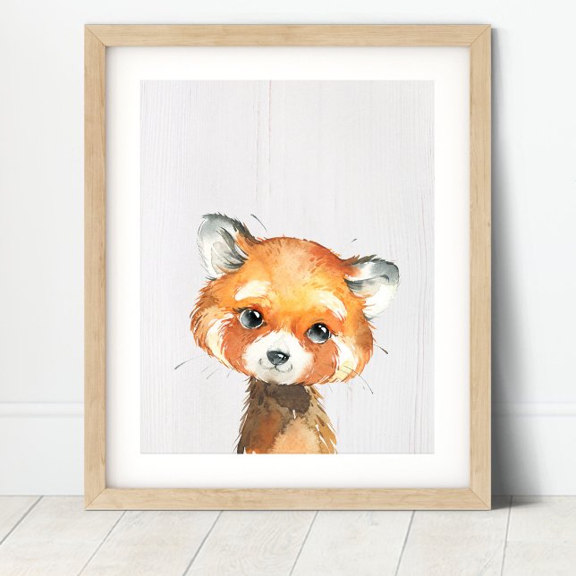 Red Panda Nursery Art Print (Creator Uploaded)