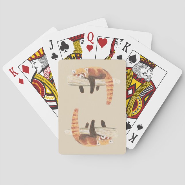 Red Panda Playing Cards (Back)