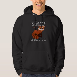 Red Panda Quote Cute Cool Red Panda Hoodie