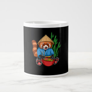 Red Panda Ramen Cook Men Women Kids Ramen Gift Large Coffee Mug