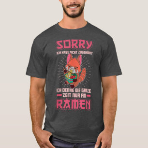 Red Panda Ramen Noodle Japan Cuisine Japanese Asia T-Shirt