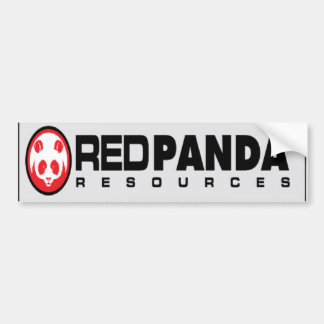 Red Panda Resources Bumper Sticker