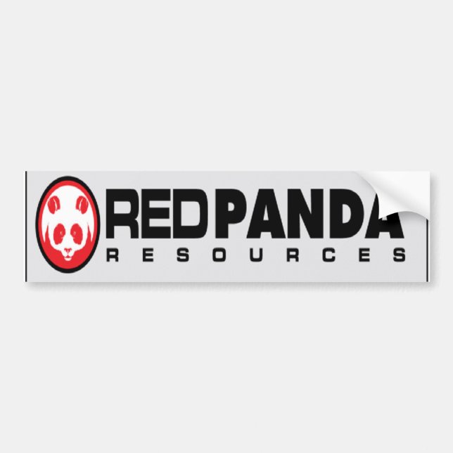 Red Panda Resources Bumper Sticker (Front)