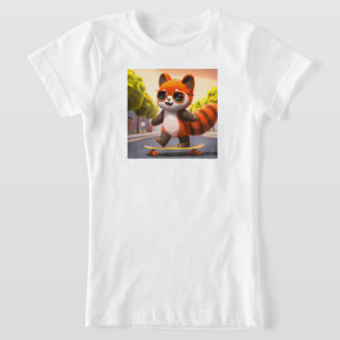 Red Panda Rides     T-Shirt