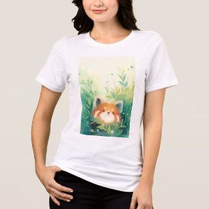 Red Panda Secret World Tri-Blend Shirt