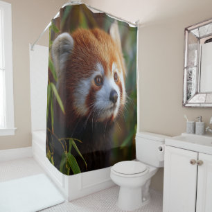 Red Panda Shower Curtain