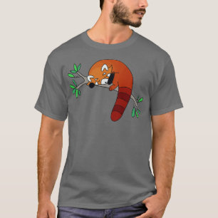 Red Panda Sleeping T-Shirt