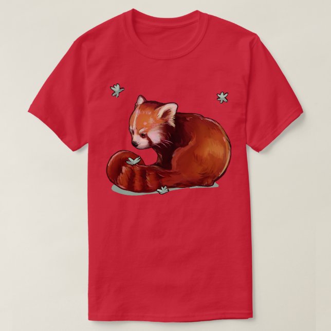 Red Panda that is Too Cute T-Shirt (Design Front)