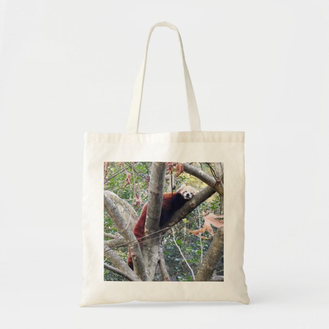 Red Panda Tote Bag (Front)