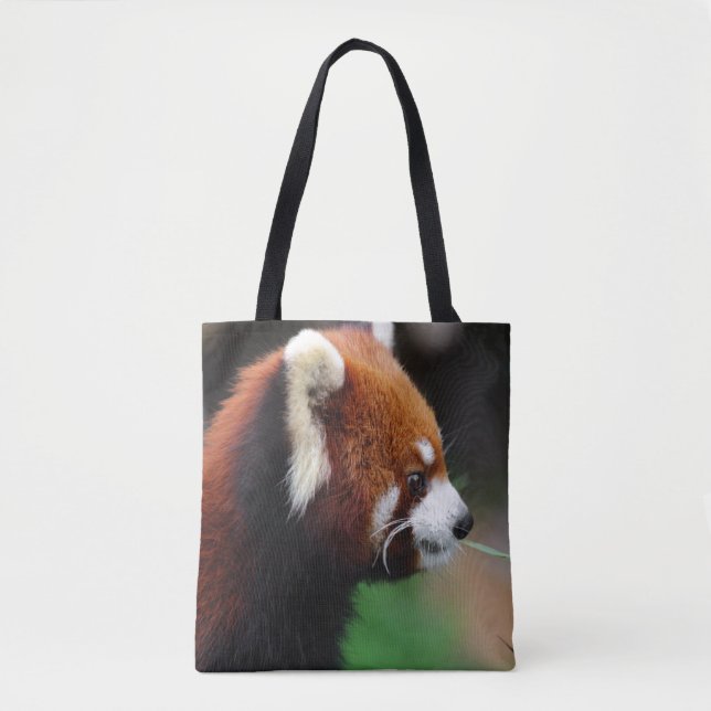 Red panda tote bag (Front)