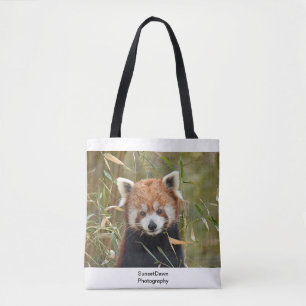 Red Panda Tote Bag