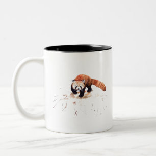RED PANDA Two-Tone COFFEE MUG