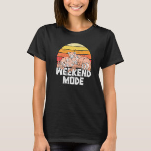Red Panda Weekend Mode Sleep Sleepyhead Fun T-Shirt