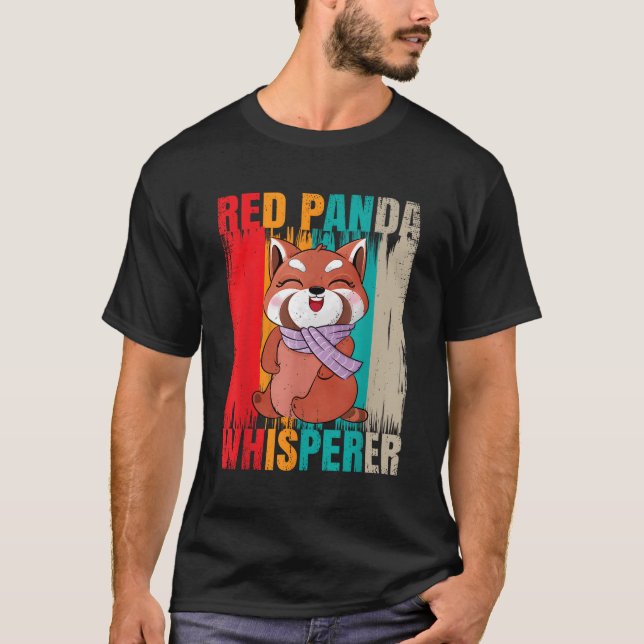 Red Panda Whisperer Red Pandas T-Shirt (Front)