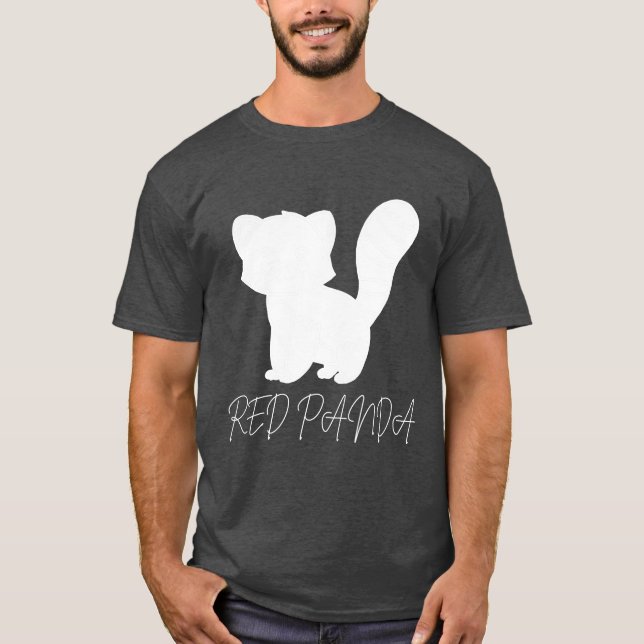 Red panda white shadow T-Shirt (Front)
