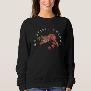 Red Panda Wildlife Forest Spirit Animal Red Panda Sweatshirt
