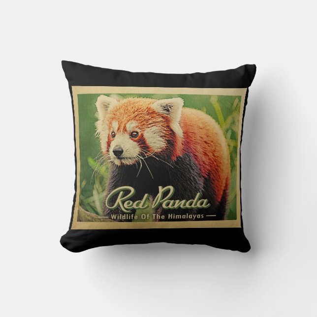 Red Panda - Wildlife Of The Himalayas Cushion (Front)