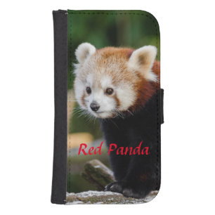 Red Panda Wildlife Photo Samsung S4 Wallet Case