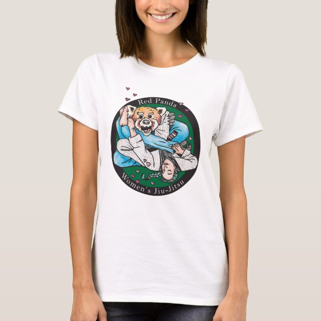 Red Panda Women's Jiu-Jitsu T-Shirt (Front)