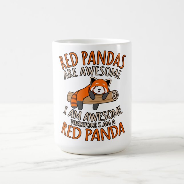 Red Pandas Are Awesome Cute Pet Animal Panda Lover Coffee Mug (Center)