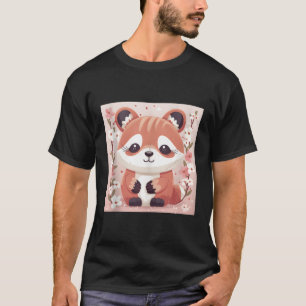 Red Pandas In Cherry Blossom Forest Stunning T-Shirt