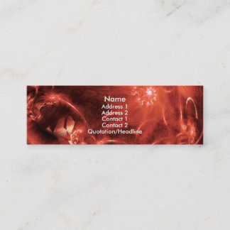 red paperships mini business card