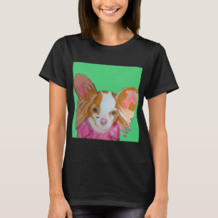 Red Papillon Green T-Shirt