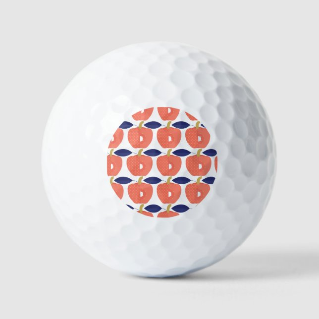 Red Paprika: Spice Inspired Seamless. Golf Balls (Front)